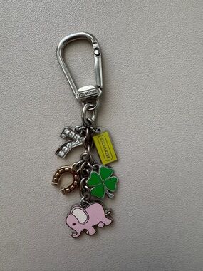 Coach Silver “Lucky Charm” ** RARE** bag charms